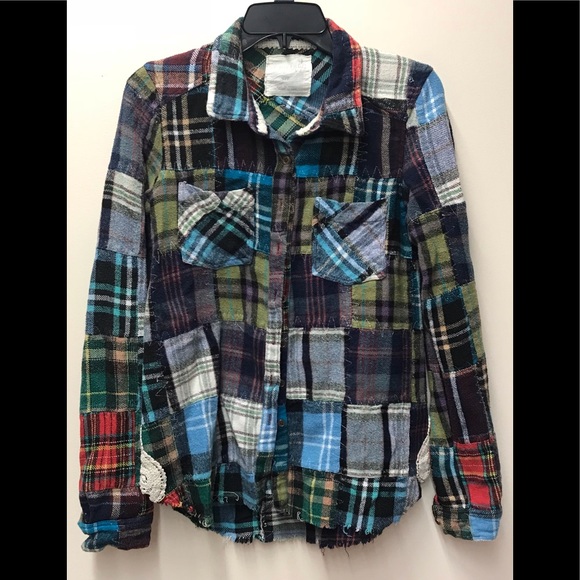 Free People Lost in Plaid - Picture 2 of 2